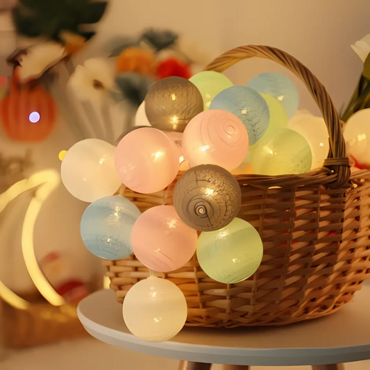 GLOWSPACE COTTON BALL LED Lights – 40 Bulbs