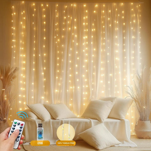 GLOWSPACE Fairy Curtain String Light